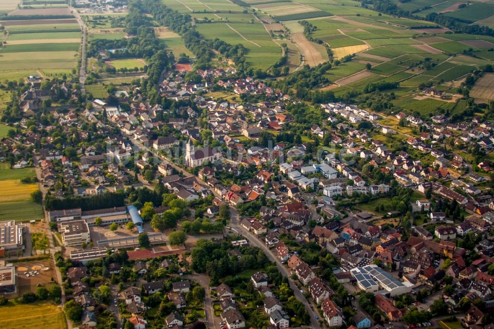 Luftbild Heitersheim - Ortsansicht in Heitersheim im Bundesland Baden-Württemberg, Deutschland