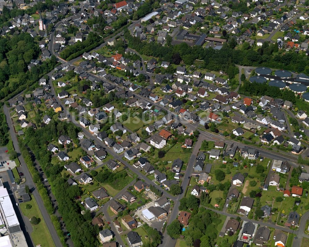 Herdorf von oben - Ortsansicht von in Herdorf im Bundesland Rheinland-Pfalz