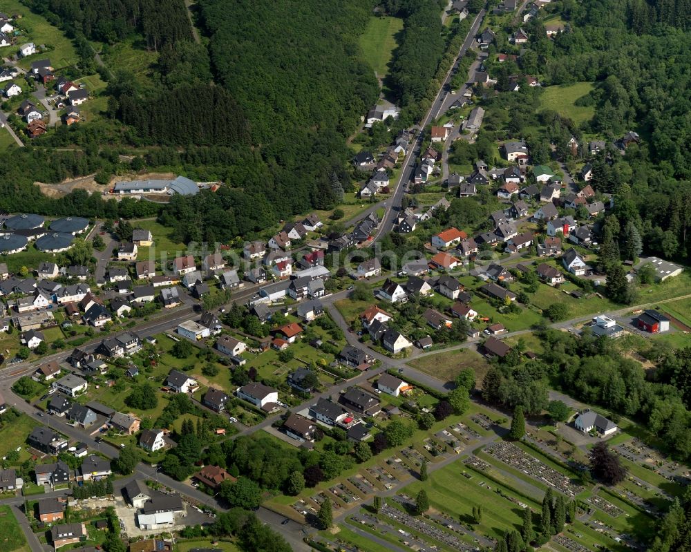 Herdorf von oben - Ortsansicht von in Herdorf im Bundesland Rheinland-Pfalz