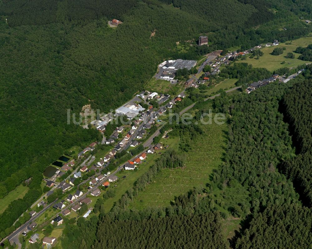 Luftaufnahme Herdorf - Ortsansicht von in Herdorf im Bundesland Rheinland-Pfalz