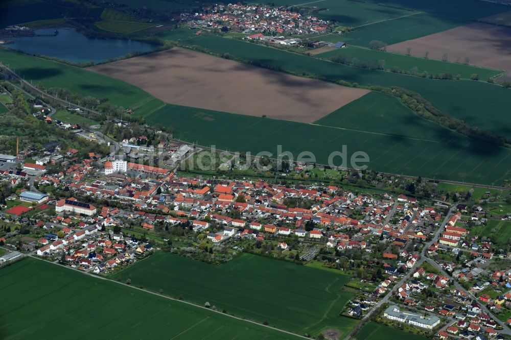 Luftaufnahme Heringen/Helme - Ortsansicht in Heringen/Helme im Bundesland Thüringen