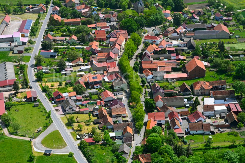 Herrnschwende aus der Vogelperspektive: Ortsansicht in Herrnschwende im Bundesland Thüringen, Deutschland