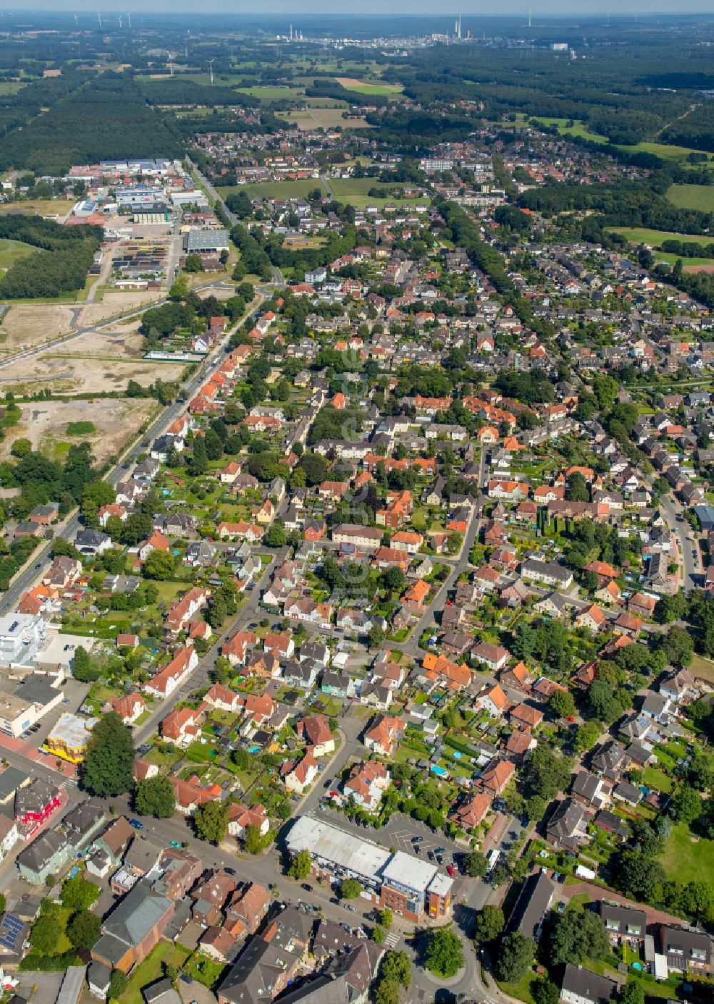 Luftbild Hervest - Ortsansicht von Hervest in Dorsten im Bundesland Nordrhein-Westfalen