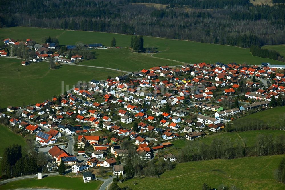 Luftaufnahme Hetten - Ortsansicht in Hetten im Bundesland Bayern, Deutschland