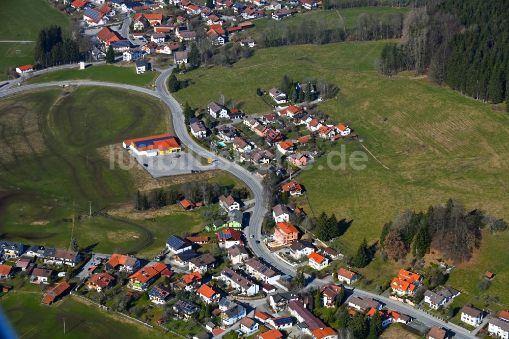 Hetten von oben - Ortsansicht in Hetten im Bundesland Bayern, Deutschland