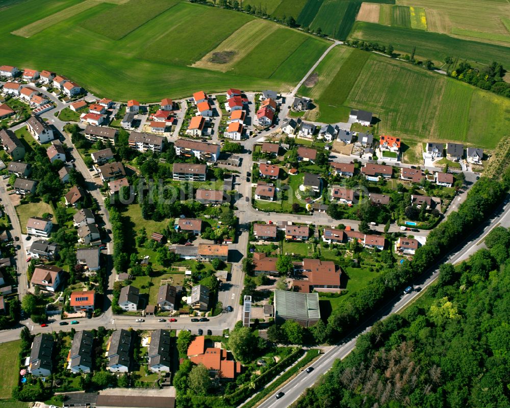 Heumaden aus der Vogelperspektive: Ortsansicht in Heumaden im Bundesland Baden-Württemberg, Deutschland