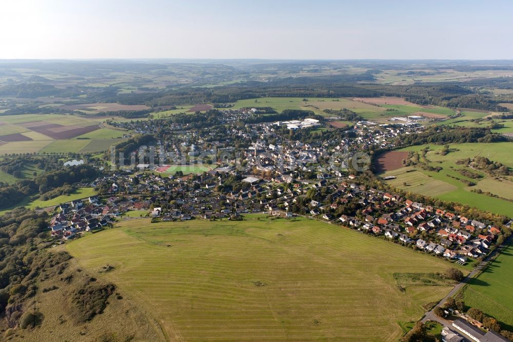 Hillesheim von oben - Ortsansicht von Hillesheim im Bundesland Rheinland-Pfalz