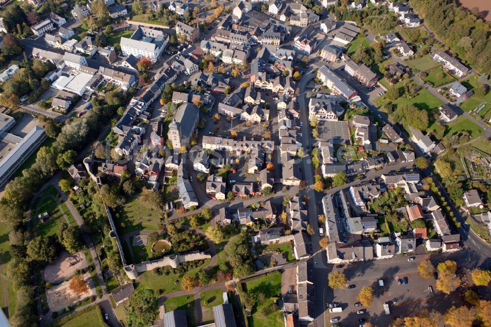 Hillesheim aus der Vogelperspektive: Ortsansicht von Hillesheim im Bundesland Rheinland-Pfalz