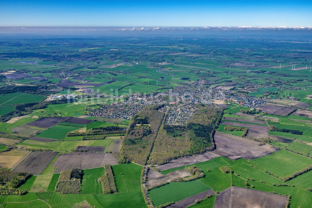 Himmelpforten von oben - Ortsansicht in Himmelpforten im Bundesland Niedersachsen, Deutschland