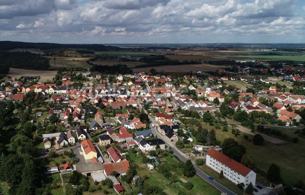 Luftbild Hirschberg - Ortsansicht in Hirschberg im Bundesland Brandenburg, Deutschland