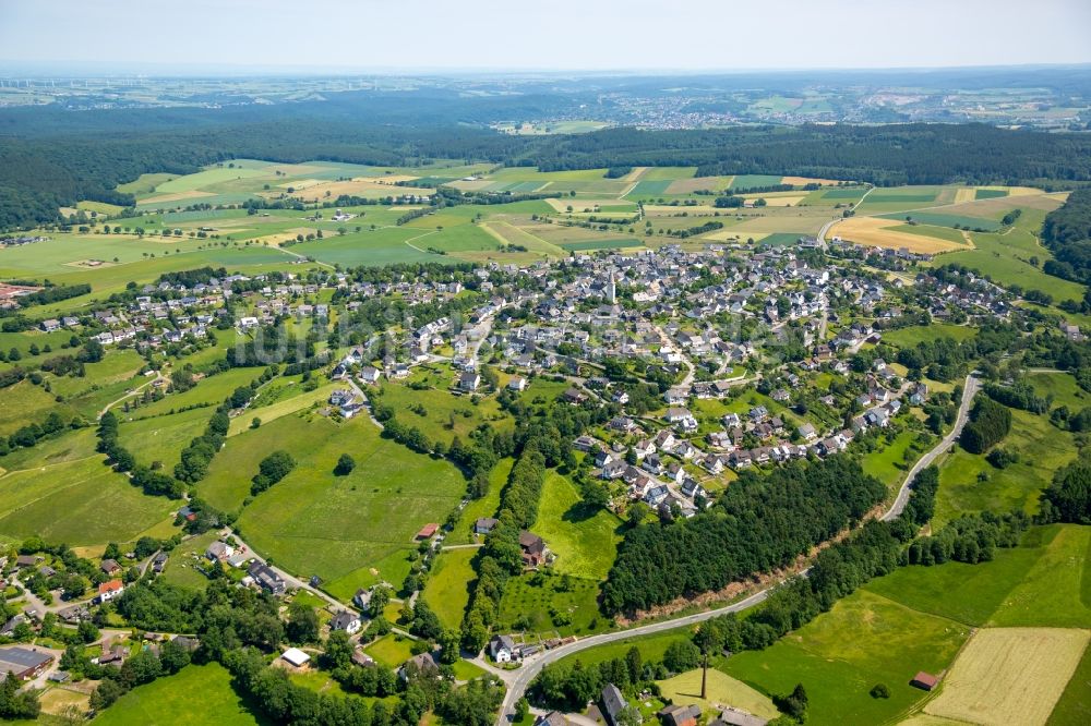 Luftaufnahme Hirschberg - Ortsansicht in Hirschberg im Bundesland Nordrhein-Westfalen