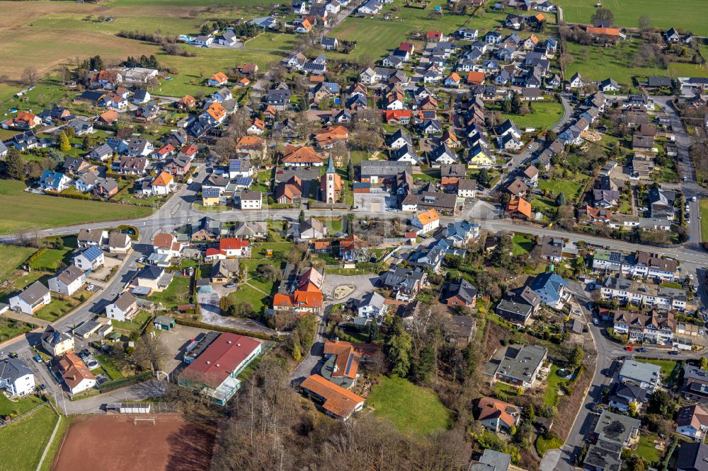 Luftbild Hohenheide - Ortsansicht in Hohenheide im Bundesland Nordrhein-Westfalen, Deutschland