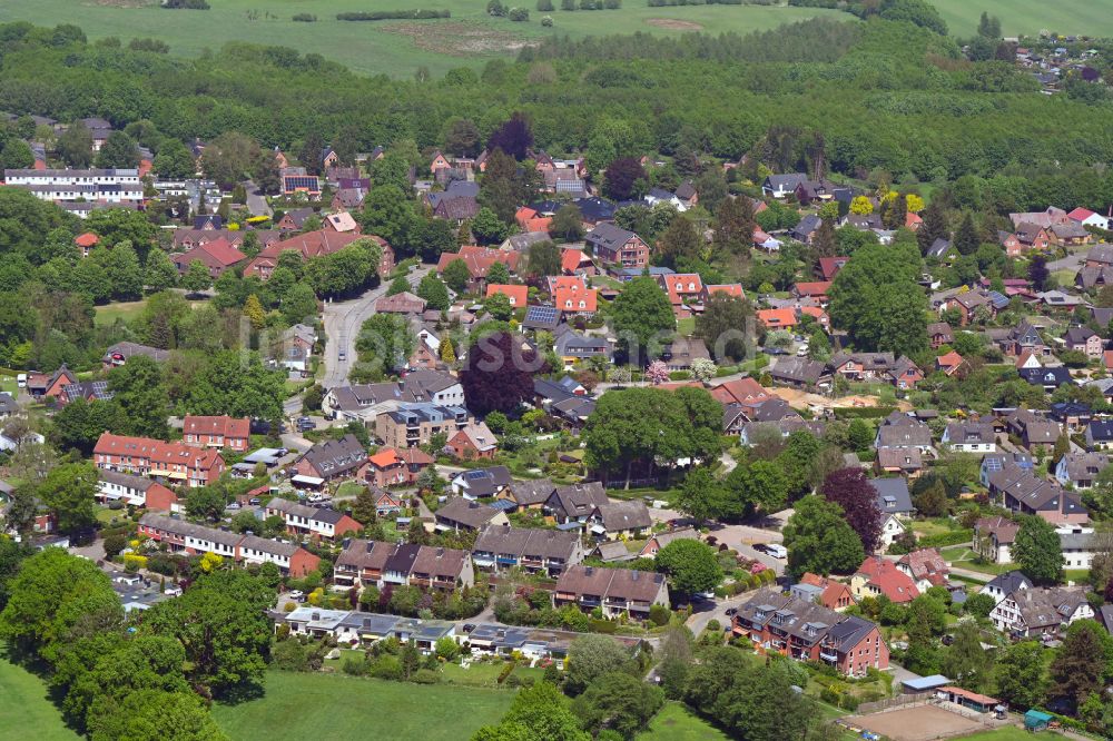 Luftaufnahme Hoisbüttel - Ortsansicht in Hoisbüttel im Bundesland Schleswig-Holstein, Deutschland