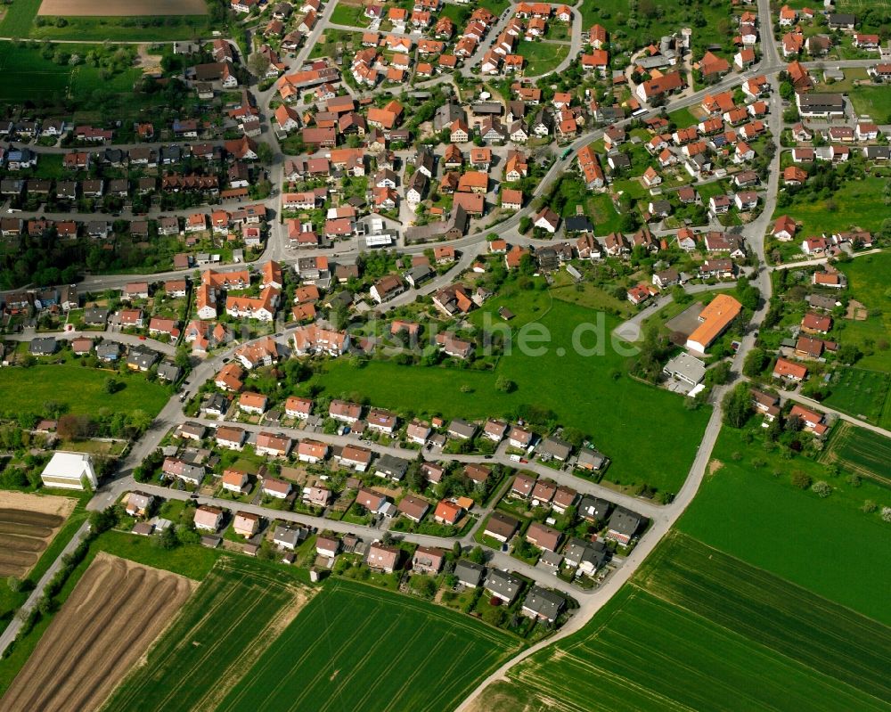 Luftaufnahme Holzhausen - Ortsansicht in Holzhausen im Bundesland Baden-Württemberg, Deutschland