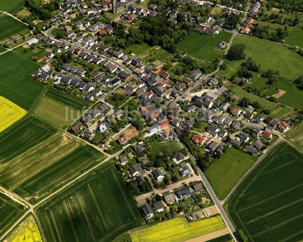 Grafschaft von oben - Ortsansicht von Holzweiler in der Gemeinde Grafschaft im Bundesland Rheinland-Pfalz