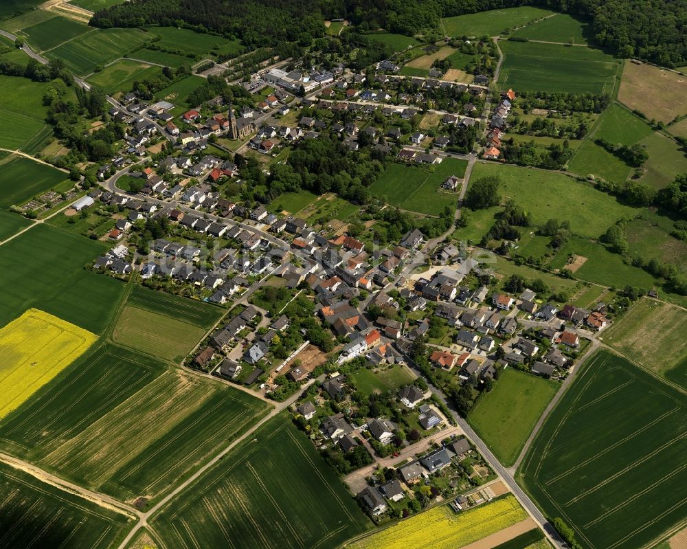 Grafschaft aus der Vogelperspektive: Ortsansicht von Holzweiler in der Gemeinde Grafschaft im Bundesland Rheinland-Pfalz