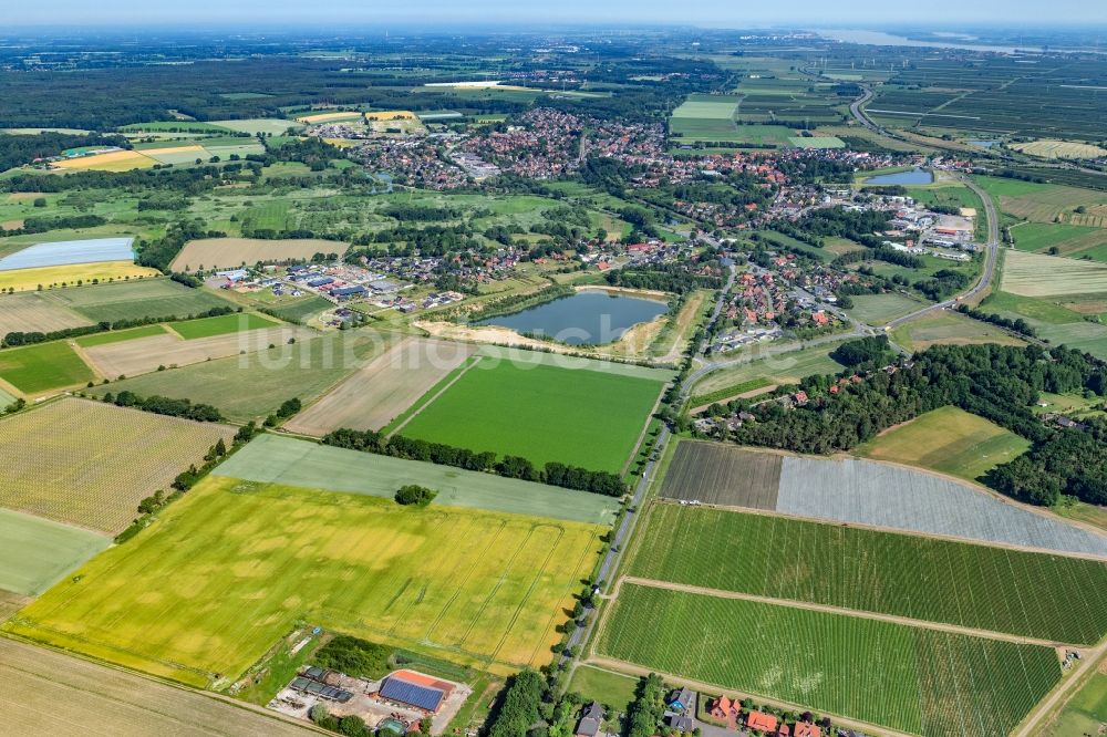 Luftbild Horneburg - Ortsansicht in Horneburg im Bundesland Niedersachsen, Deutschland