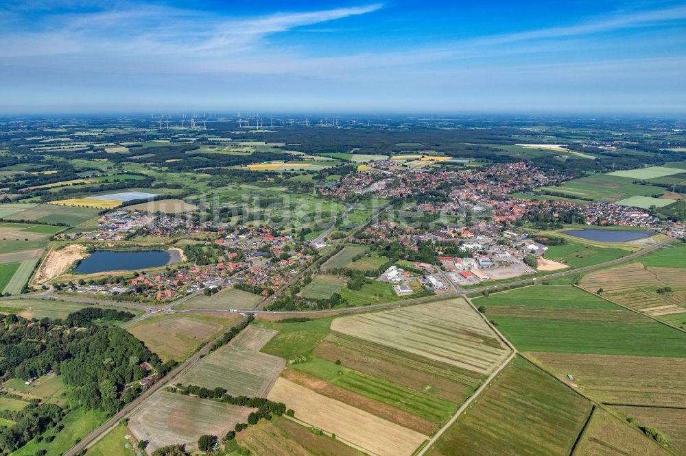 Luftbild Horneburg - Ortsansicht in Horneburg im Bundesland Niedersachsen, Deutschland