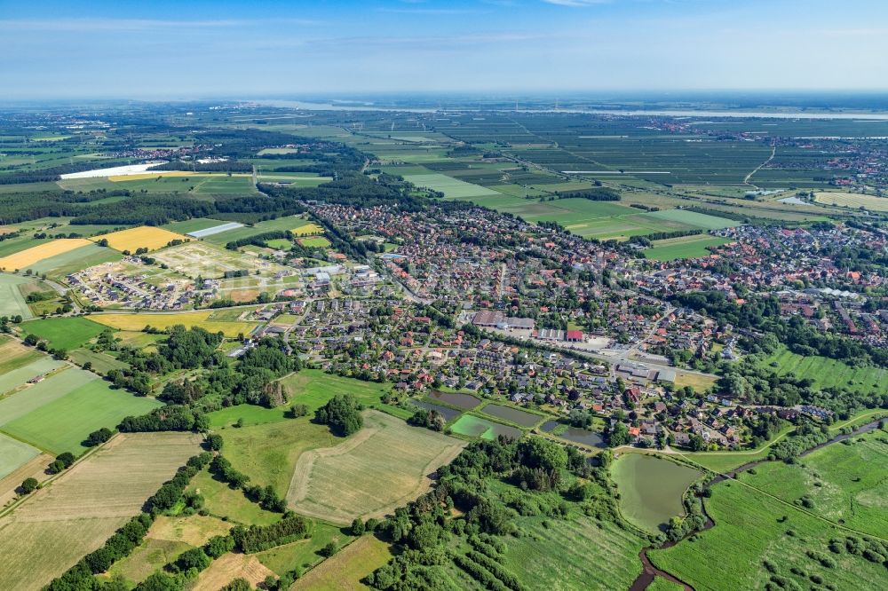 Luftbild Horneburg - Ortsansicht in Horneburg im Bundesland Niedersachsen, Deutschland