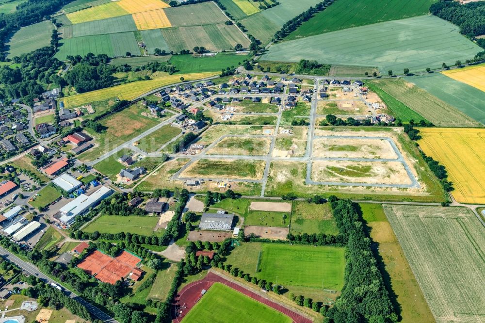 Luftbild Horneburg - Ortsansicht in Horneburg im Bundesland Niedersachsen, Deutschland