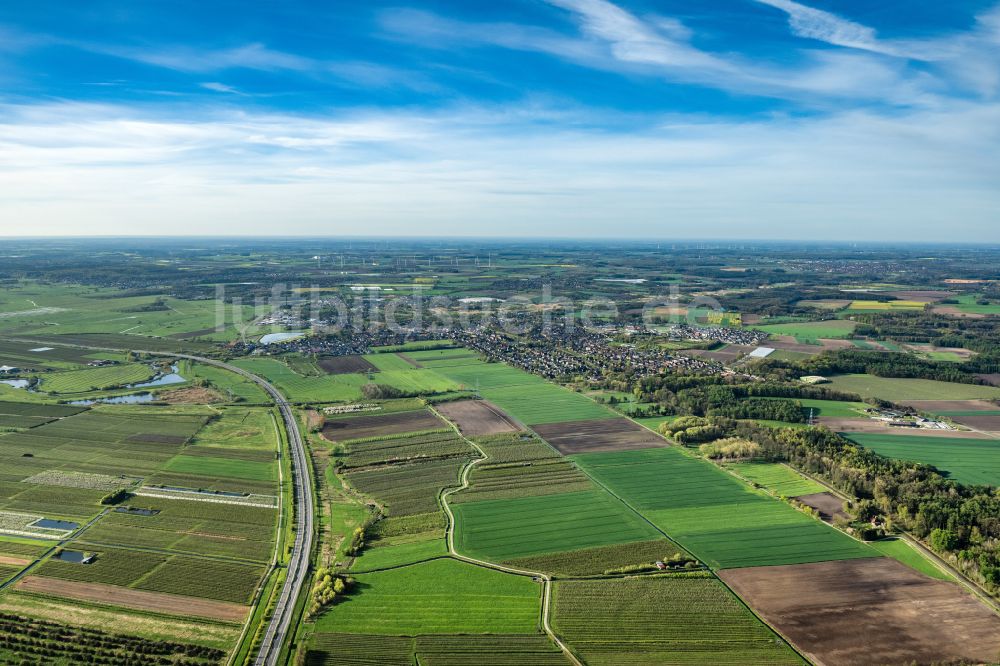 Luftbild Horneburg - Ortsansicht in Horneburg im Bundesland Niedersachsen, Deutschland