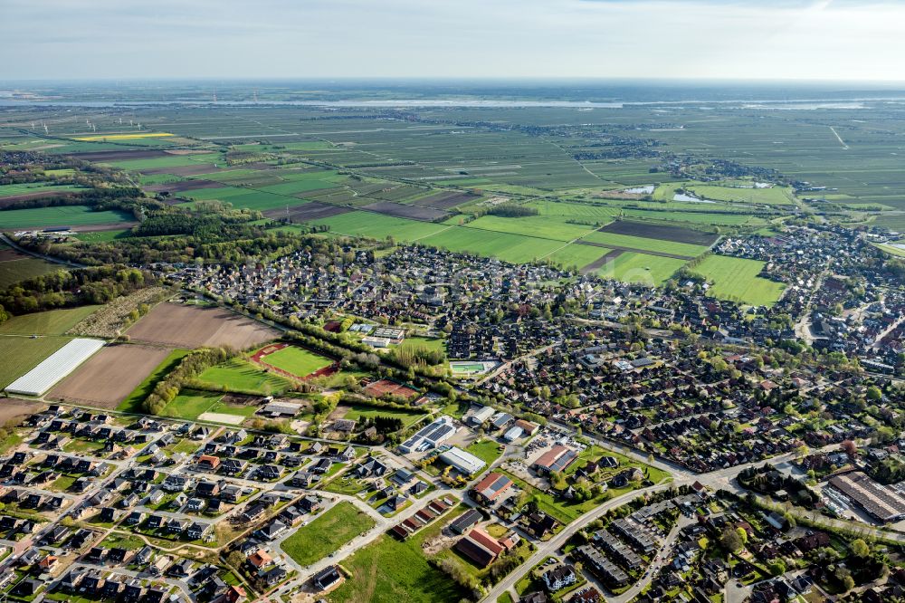 Luftbild Horneburg - Ortsansicht in Horneburg im Bundesland Niedersachsen, Deutschland