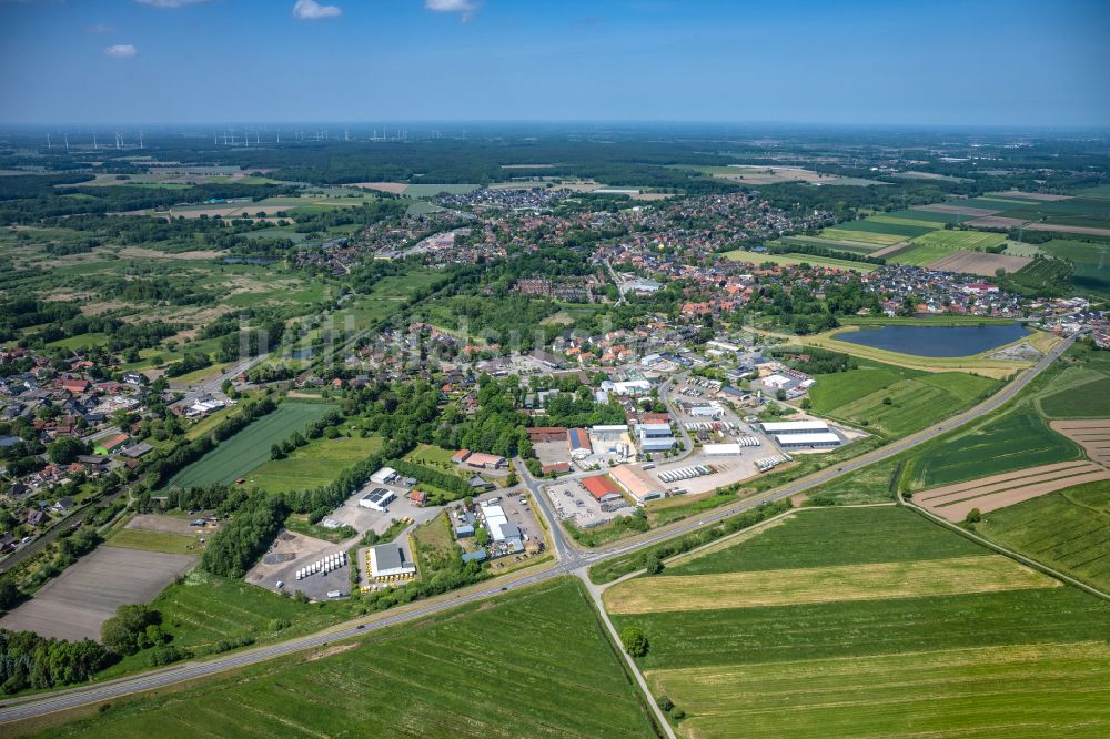 Luftbild Horneburg - Ortsansicht in Horneburg im Bundesland Niedersachsen, Deutschland