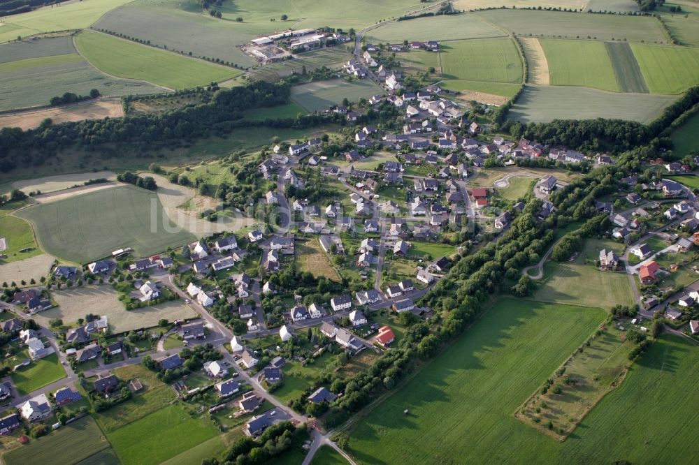 Hoxel von oben - Ortsansicht von Hoxel im Bundesland Rheinland-Pfalz