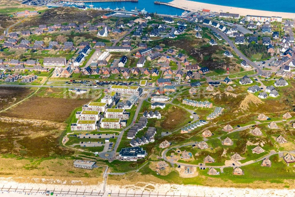 Hörnum (Sylt) aus der Vogelperspektive: Ortsansicht in Hörnum (Sylt) im Bundesland Schleswig-Holstein, Deutschland