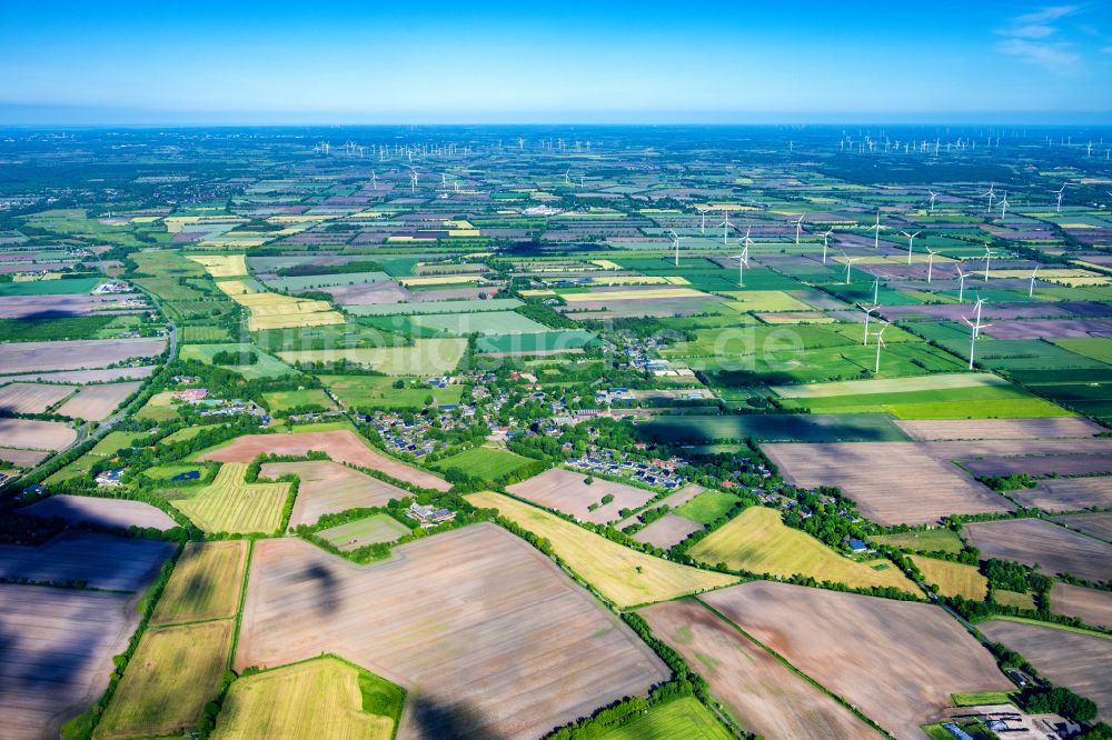 Hörup aus der Vogelperspektive: Ortsansicht in Hörup im Bundesland Schleswig-Holstein, Deutschland