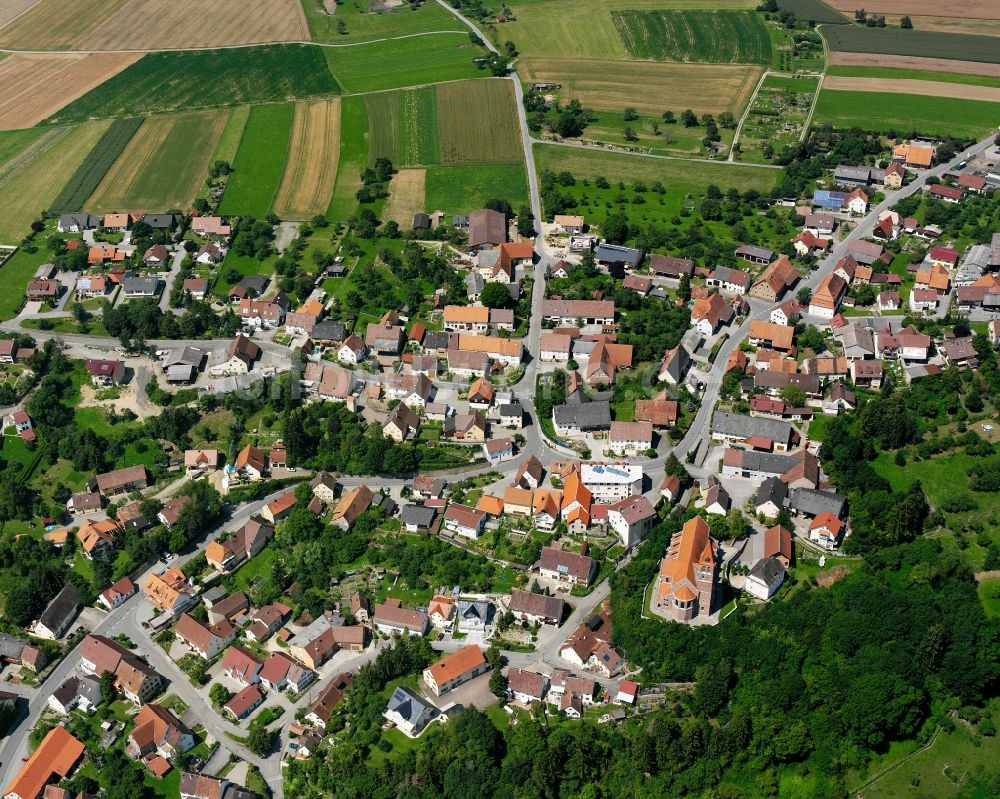 Luftaufnahme Hundersingen - Ortsansicht in Hundersingen im Bundesland Baden-Württemberg, Deutschland