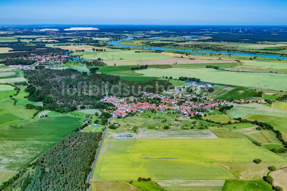 Luftaufnahme Ihleburg - Ortsansicht in Ihleburg im Bundesland Sachsen-Anhalt, Deutschland