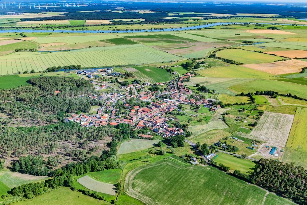 Ihleburg von oben - Ortsansicht in Ihleburg im Bundesland Sachsen-Anhalt, Deutschland