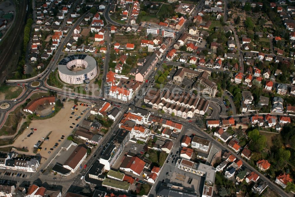 Ingelheim am Rhein von oben - Ortsansicht von Ingelheim am Rhein im Bundesland Rheinland-Pfalz