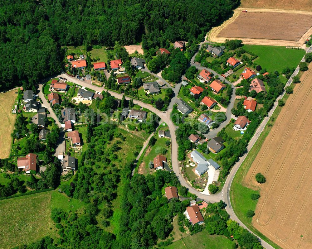 Luftbild Jagsthausen - Ortsansicht in Jagsthausen im Bundesland Baden-Württemberg, Deutschland