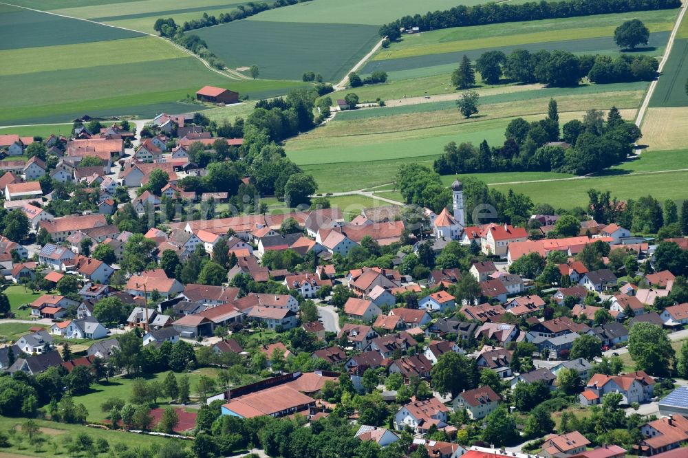 Jesenwang von oben - Ortsansicht in Jesenwang im Bundesland Bayern, Deutschland