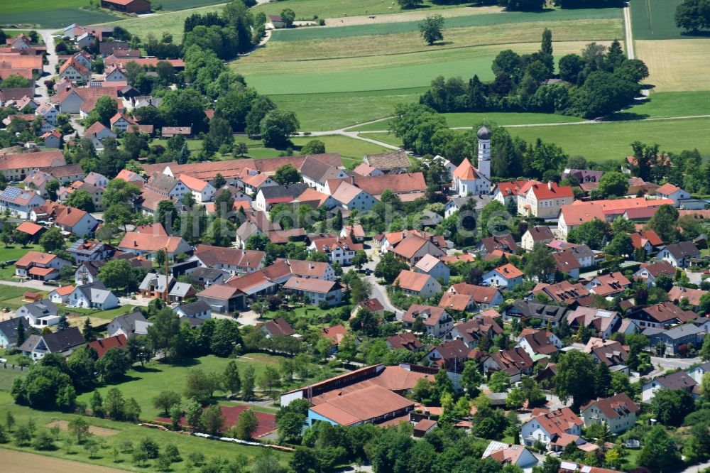 Luftbild Jesenwang - Ortsansicht in Jesenwang im Bundesland Bayern, Deutschland