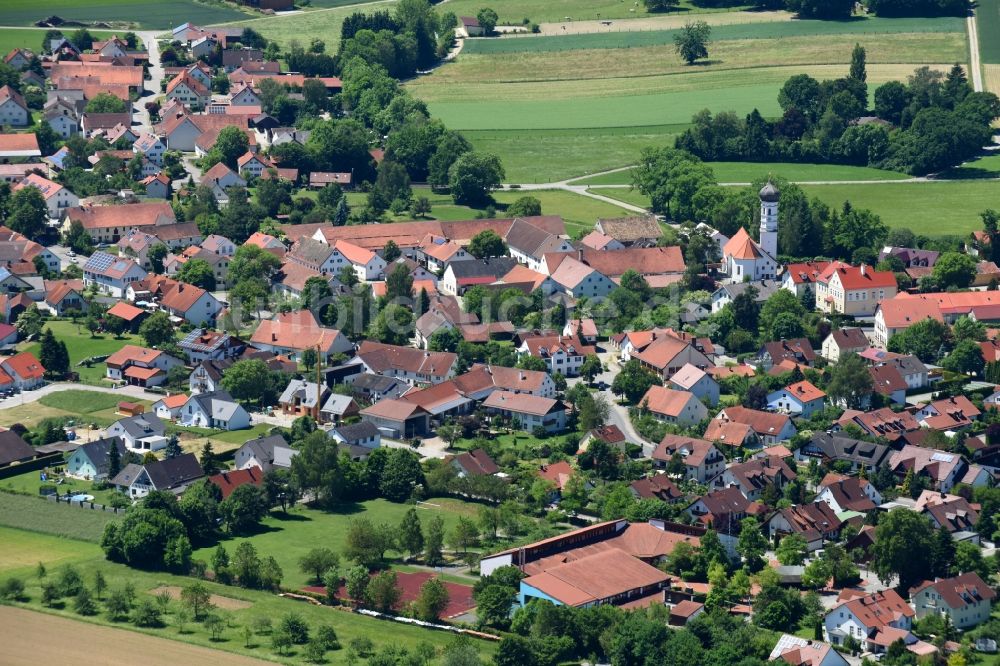 Luftaufnahme Jesenwang - Ortsansicht in Jesenwang im Bundesland Bayern, Deutschland