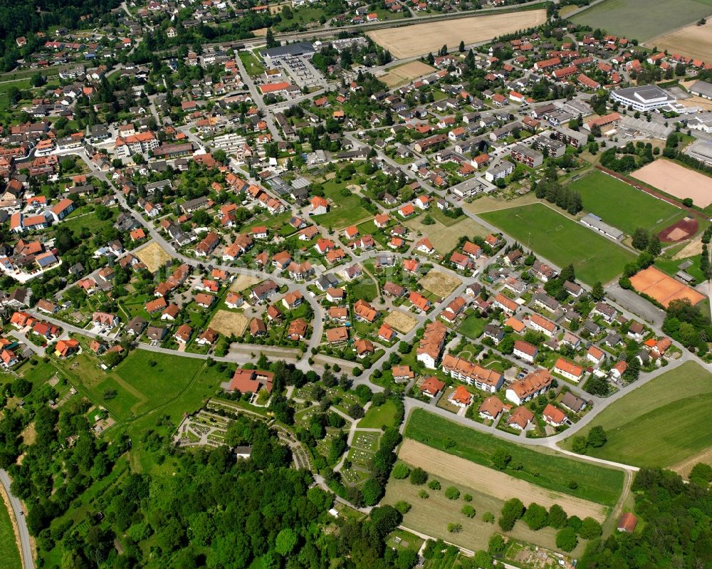 Luftbild Jestetten - Ortsansicht in Jestetten im Bundesland Baden-Württemberg, Deutschland