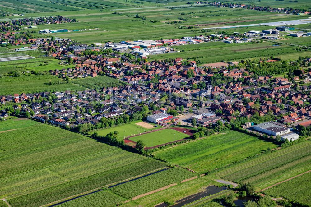 Luftbild Jork - Ortsansicht Jork im Bundesland Niedersachsen, Deutschland