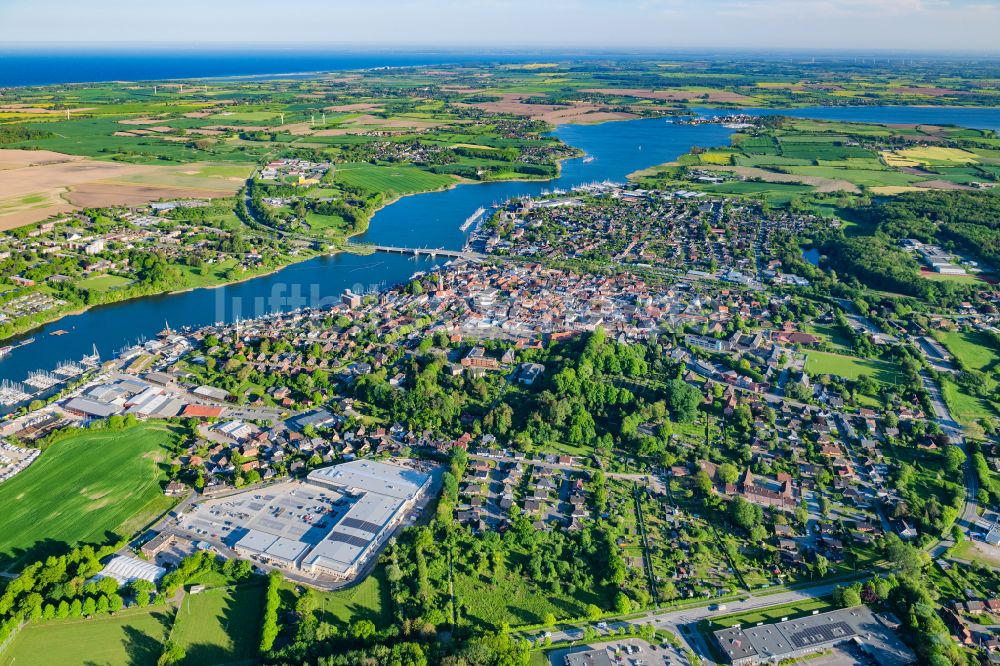 Kappeln aus der Vogelperspektive: Ortsansicht Kappeln an der Schlei im Bundesland Schleswig-Holstein, Deutschland