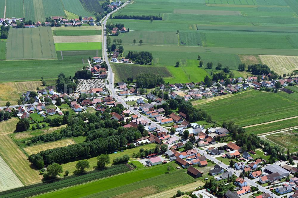 Luftbild Karlshuld - Ortsansicht in Karlshuld im Bundesland Bayern, Deutschland