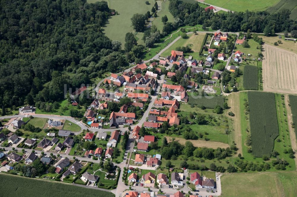 Luftbild Kauffenheim - Ortsansicht Kauffenheim im Elsass in Frankreich