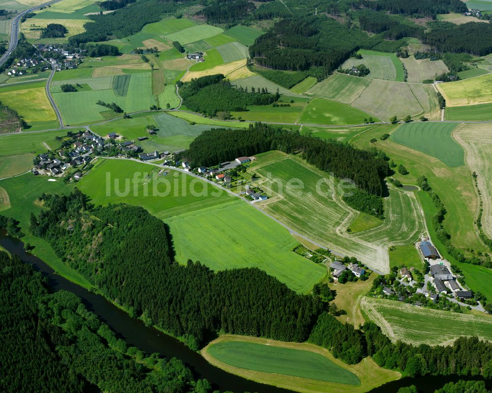 Köditz aus der Vogelperspektive: Ortsansicht in Köditz im Bundesland Bayern, Deutschland