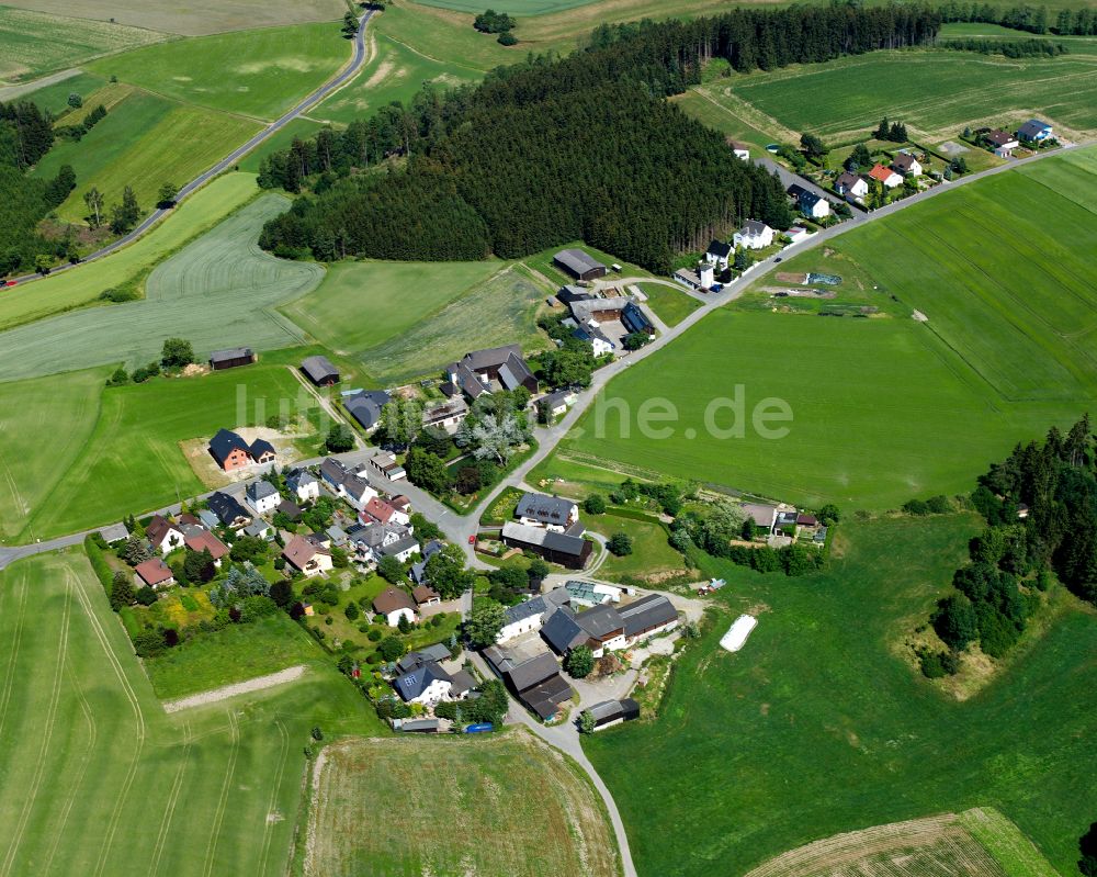 Köditz von oben - Ortsansicht in Köditz im Bundesland Bayern, Deutschland