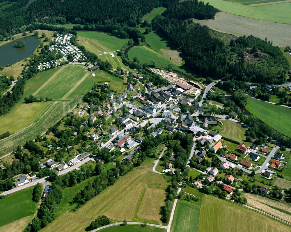 Köditz aus der Vogelperspektive: Ortsansicht in Köditz im Bundesland Bayern, Deutschland