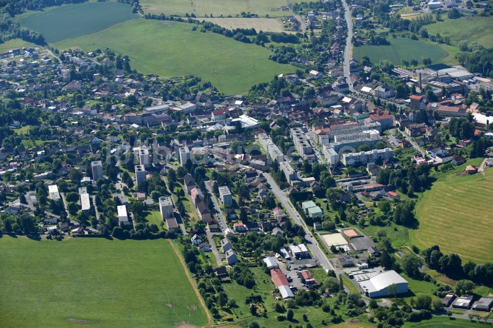 Kdyne - Neugedein aus der Vogelperspektive: Ortsansicht in Kdyne - Neugedein in Plzensky kraj - Pilsner Region - Böhmen, Tschechien