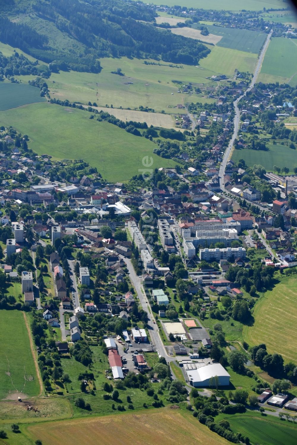 Luftbild Kdyne - Neugedein - Ortsansicht in Kdyne - Neugedein in Plzensky kraj - Pilsner Region - Böhmen, Tschechien