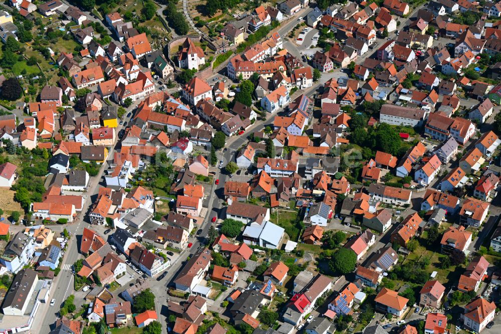 Luftbild Keltern - Ortsansicht in Keltern im Bundesland Baden-Württemberg, Deutschland