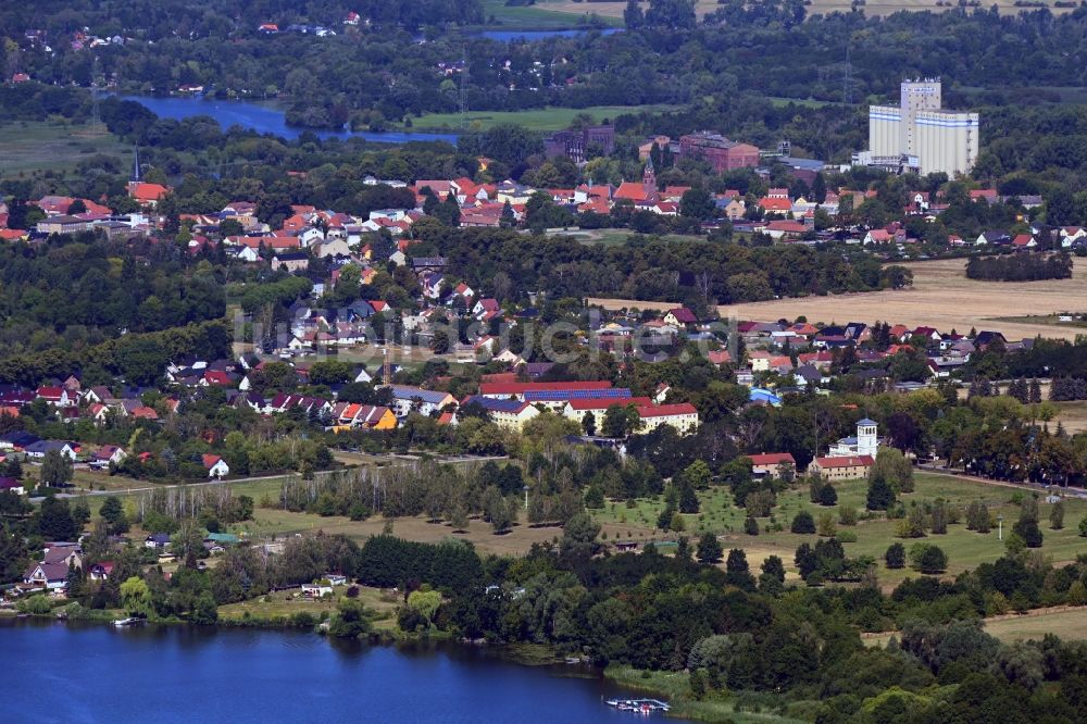 Luftaufnahme Ketzin - Ortsansicht in Ketzin im Bundesland Brandenburg, Deutschland